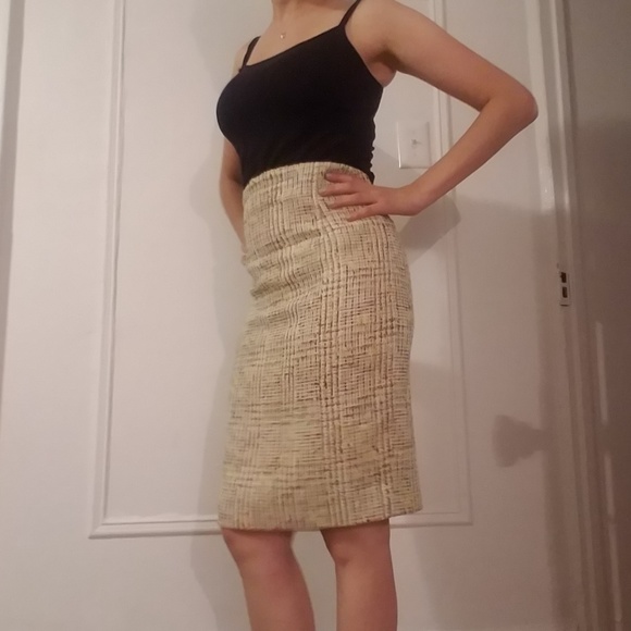 Carolina Herrera boulé pencil skirt